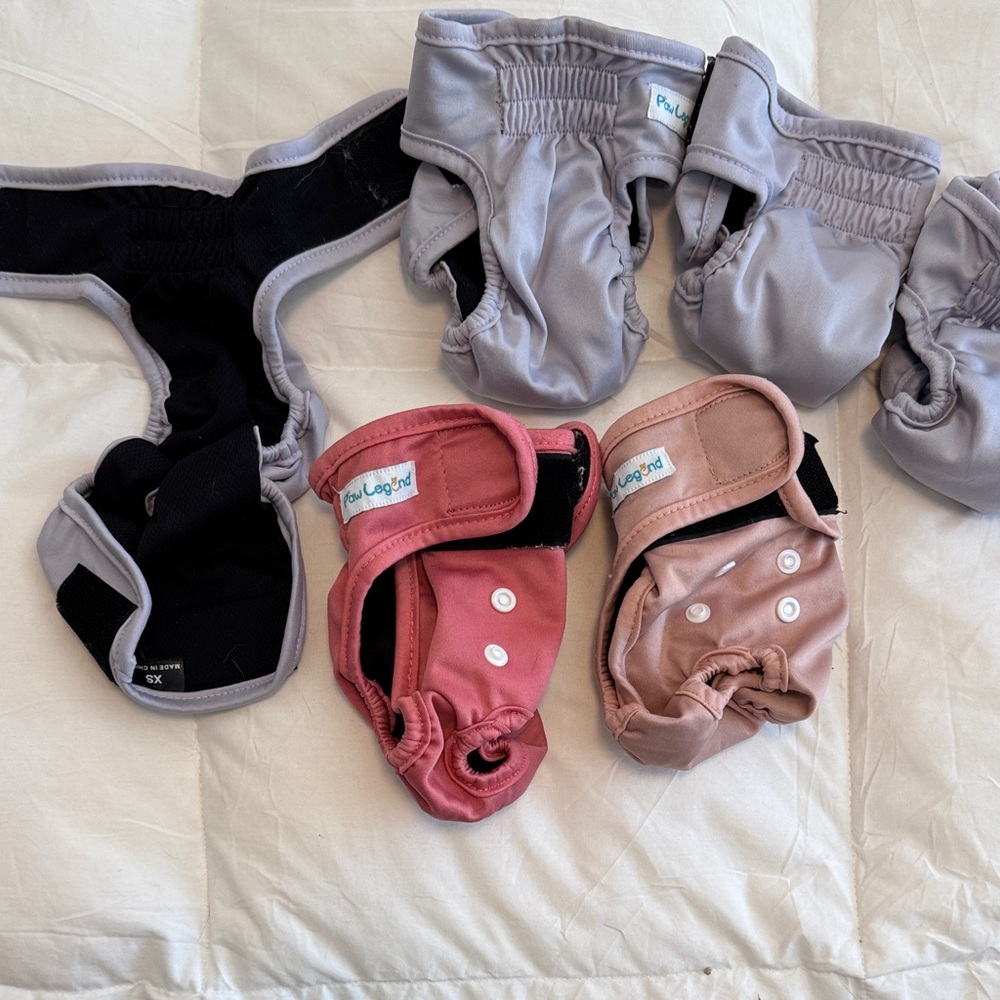 6 Dog Diaper Set XSmall